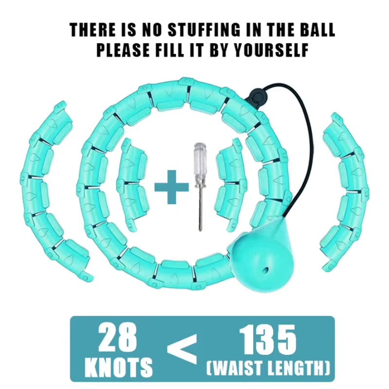 Fitness Hoop Weights to Exercise at Home Sports Entertainment Sport Equipment for Slimming Gym Ring Portable Body