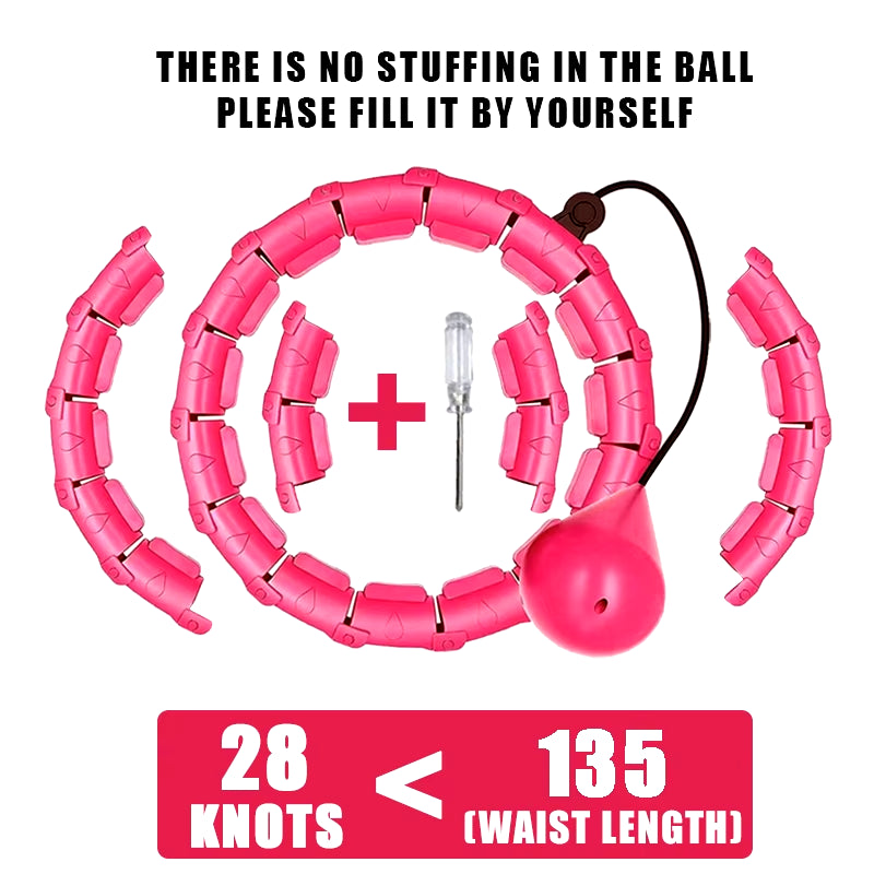 Fitness Hoop Weights to Exercise at Home Sports Entertainment Sport Equipment for Slimming Gym Ring Portable Body