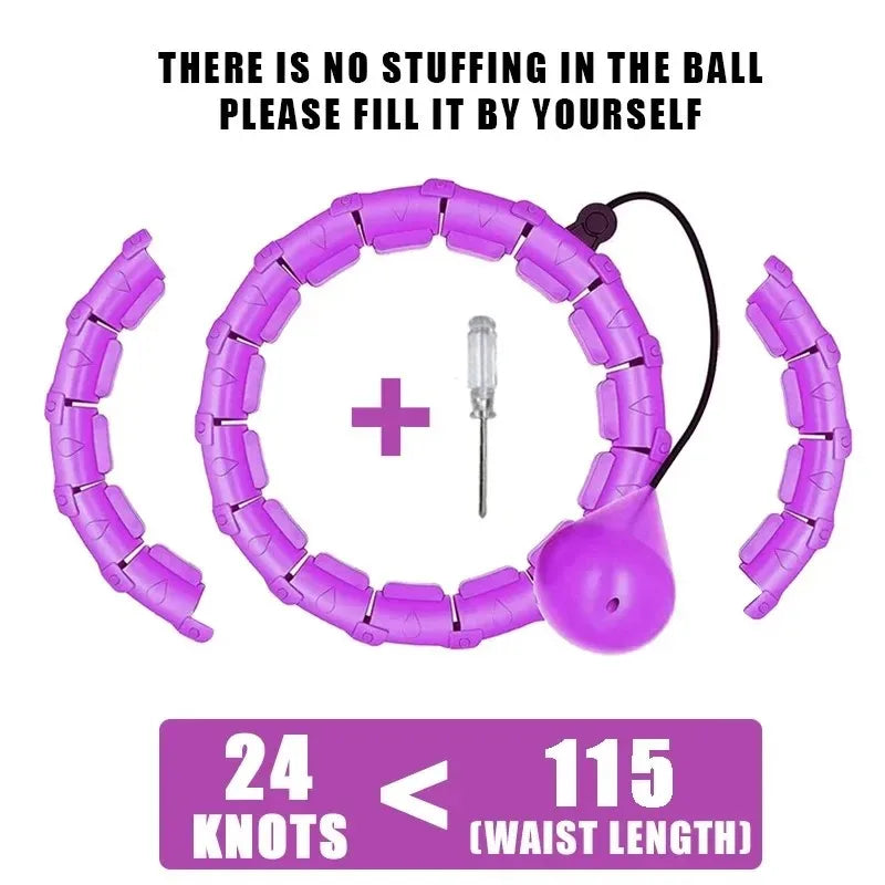 Fitness Hoop Weights to Exercise at Home Sports Entertainment Sport Equipment for Slimming Gym Ring Portable Body