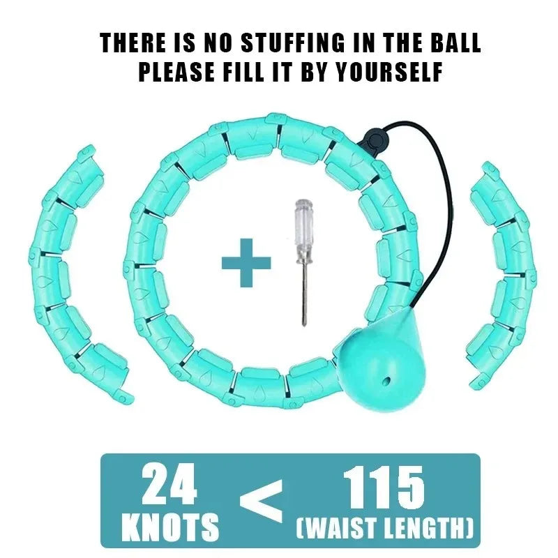 Fitness Hoop Weights to Exercise at Home Sports Entertainment Sport Equipment for Slimming Gym Ring Portable Body