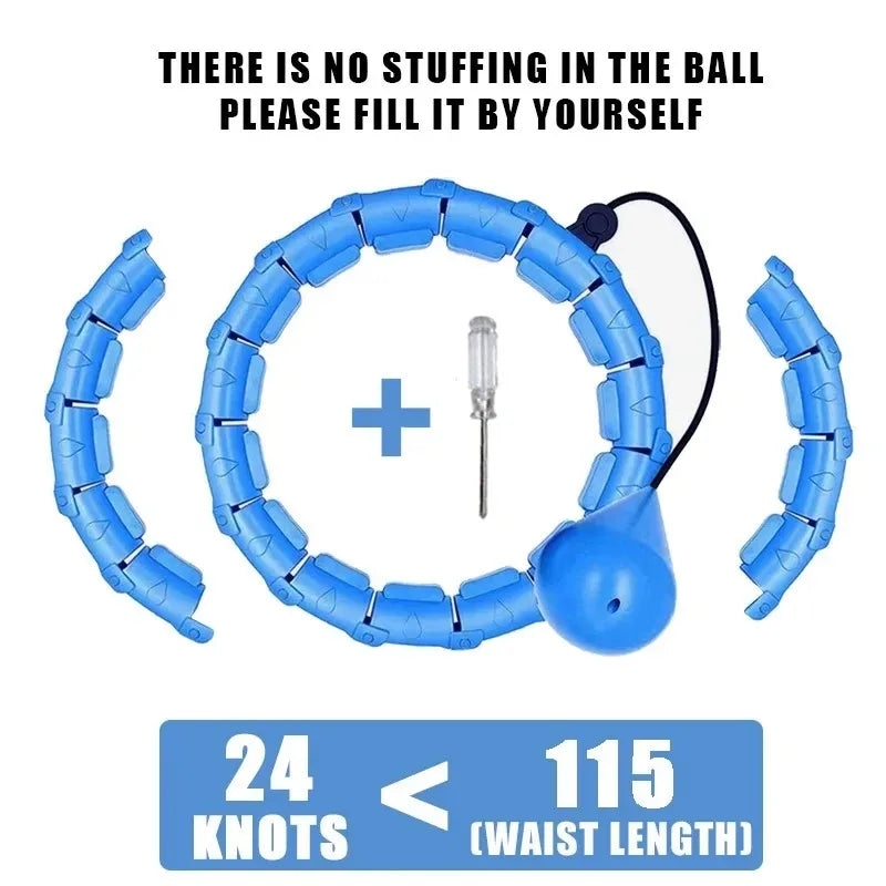 Fitness Hoop Weights to Exercise at Home Sports Entertainment Sport Equipment for Slimming Gym Ring Portable Body