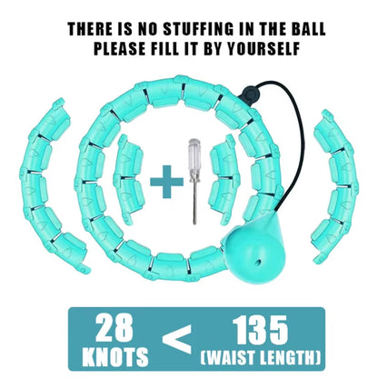 Fitness Hoop Weights to Exercise at Home Sports Entertainment Sport Equipment for Slimming Gym Ring Portable Body