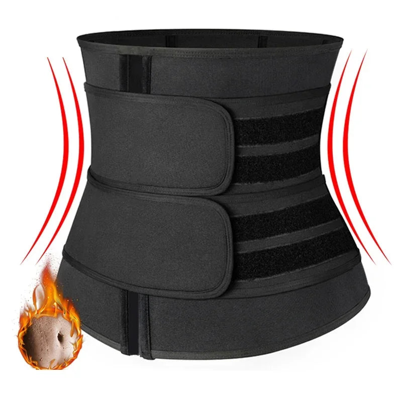 Men Sauna Sweat Waist Trainer Shapewear Cinchers Slimming Belly Girdle Abdominal Shaper Belt Tummy Control Trimmer Corset
