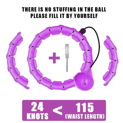 Fitness Hoop Weights to Exercise at Home Sports Entertainment Sport Equipment for Slimming Gym Ring Portable Body