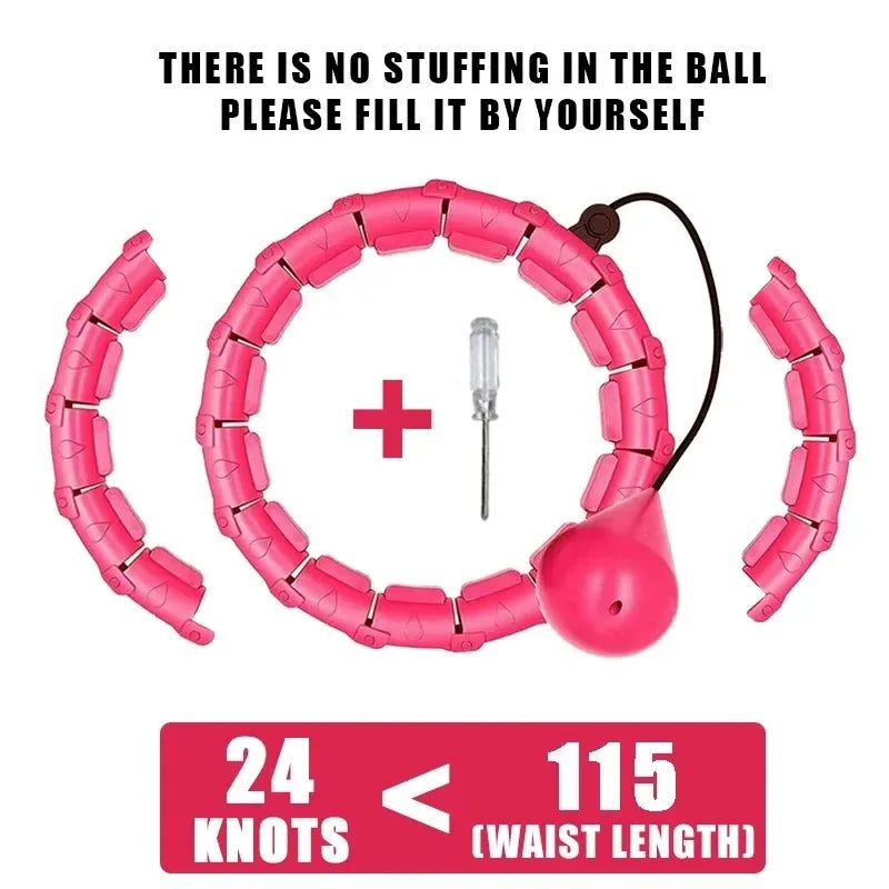 Fitness Hoop Weights to Exercise at Home Sports Entertainment Sport Equipment for Slimming Gym Ring Portable Body